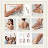Flower Instant Decals Mehndi Designs Body Art Sticker Fashion Hand Tattoo  Summer Vacation