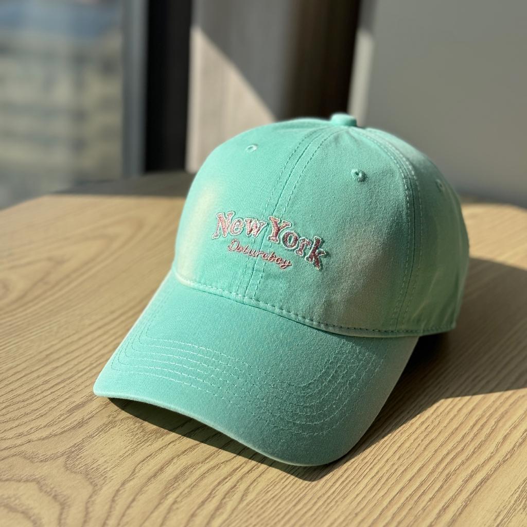 Spring and summer new big head circumference pure cotton soft top baseball cap, letter wide brim men's peaked cap, versatile casual sunshade