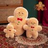 Soft Stuffed Gingerbread Man Cushion Seasonal Pattern Tree Pillow Cute Waist Cushion  Home Decor