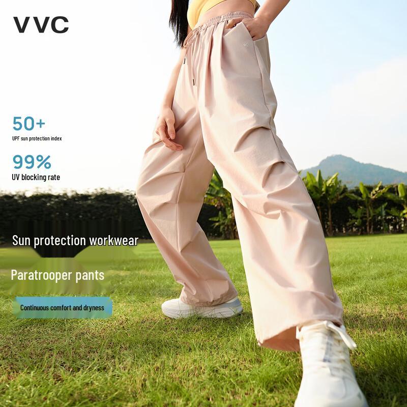 VVC Women's High-Waist Wide-Leg Sun Protection Pants