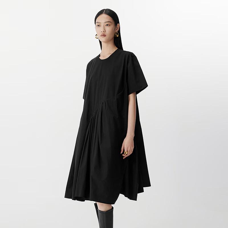 JNBY 2025 Summer Loose Short Sleeve Dress