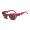 Cat'S Eye Retro Small Frame Sunglasses Street Niche Sunglasses Exaggerated Wear Plain Glasses