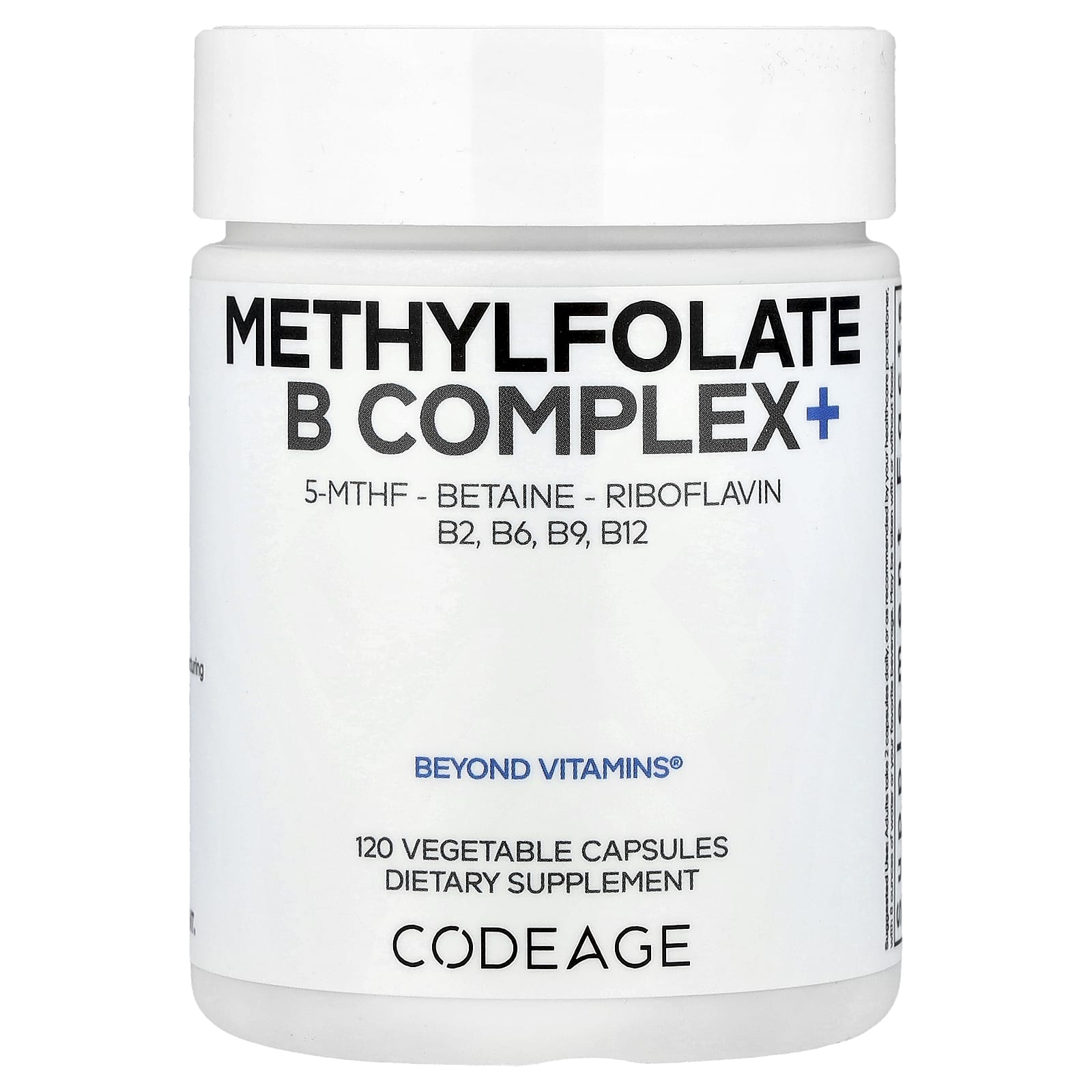 

Methylfolate B Complex+, 120 Veggie Capsules