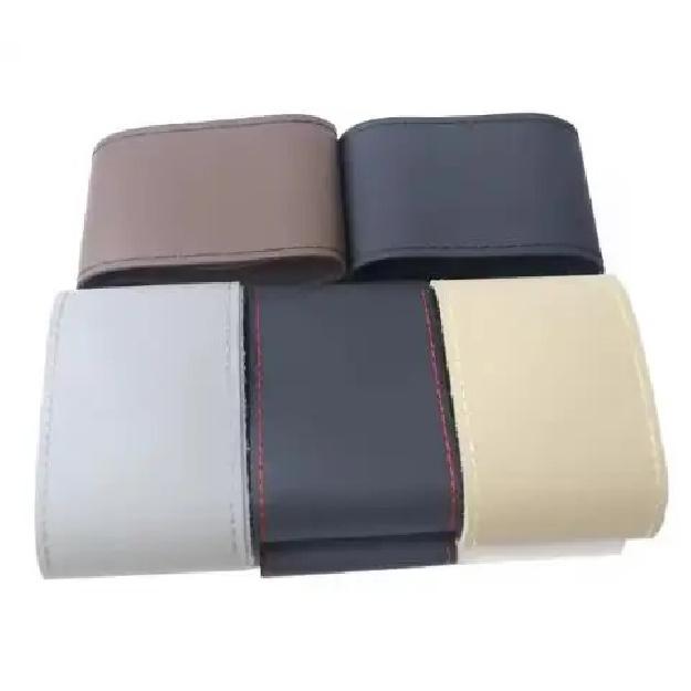 New Car Hand Sewing Fit Well Steering Wheel Cover Hand Sewing Steering Wheel Cover чёрный