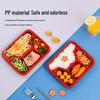Disposable 4-Compartment Lunch Box with Lid