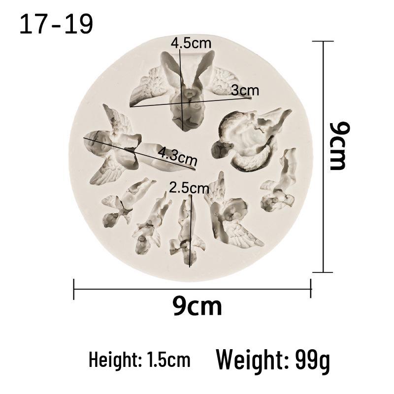 

Форма для ароматерапевтического гипса «Крыло ангела» - Форма «Букет»