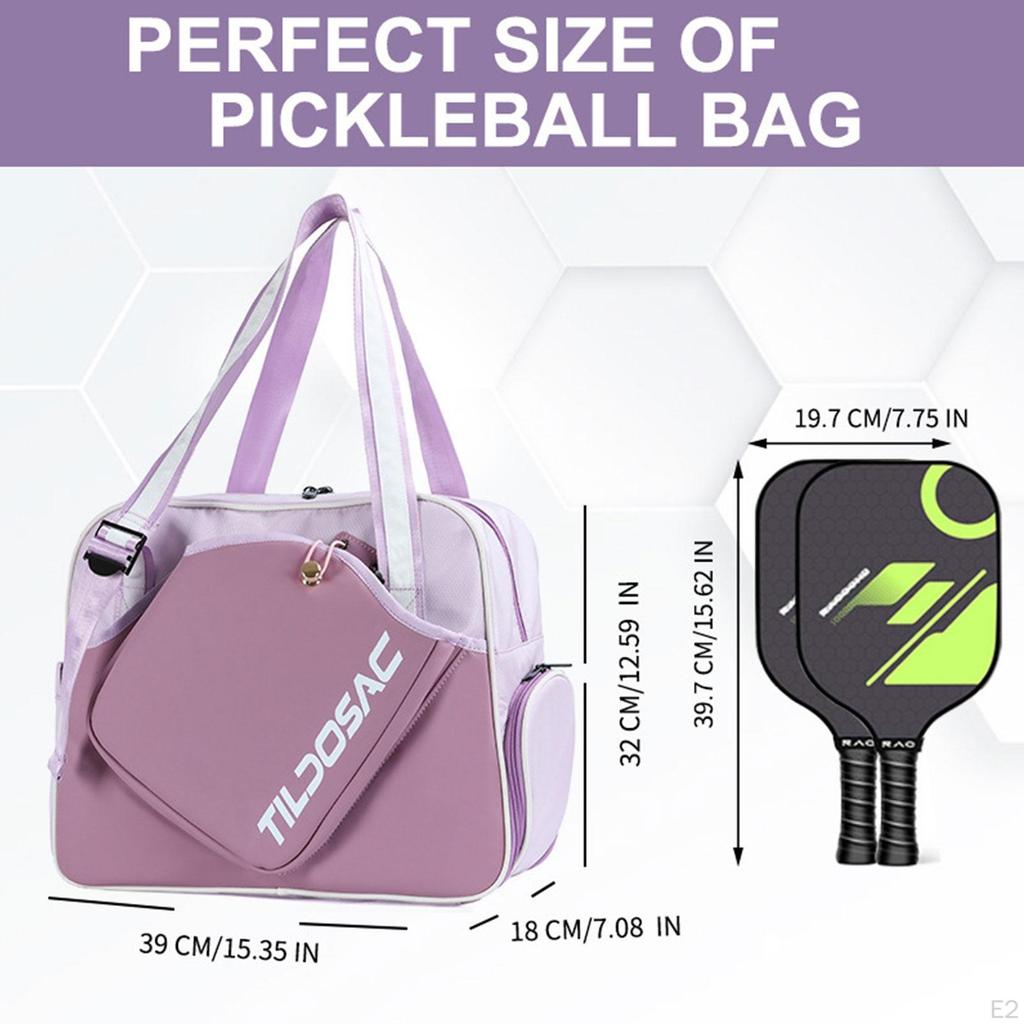 Adjustable Handbag for Tennis Rackets And Pickleball Gear