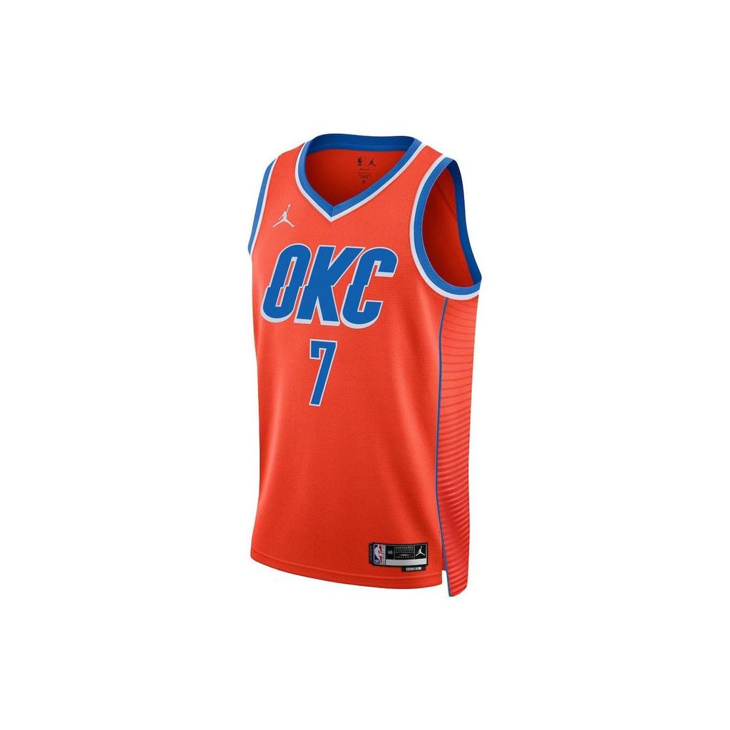 Jordan Chet Holmgren Oklahoma City Thunder Statement Edition Jersey Unisex Basketball Jersey Orange DO9537-893