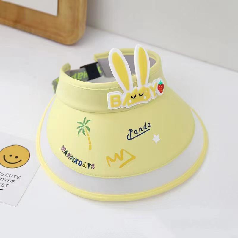 Kids  Rabbit Ear UV Protection Sun Hat - Spring/Summer Visor for Boys & Girls