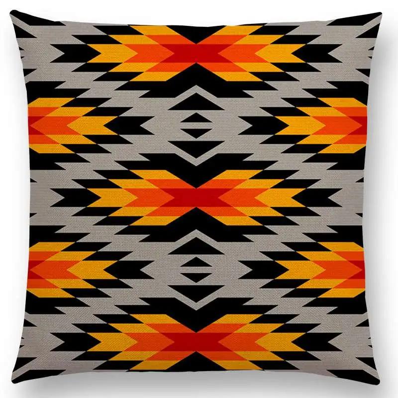 Colorful Geometric Pattern square Cushion Cover Pillow Case Decorative Line/ Throw Pillows Cushions for Home Decor x