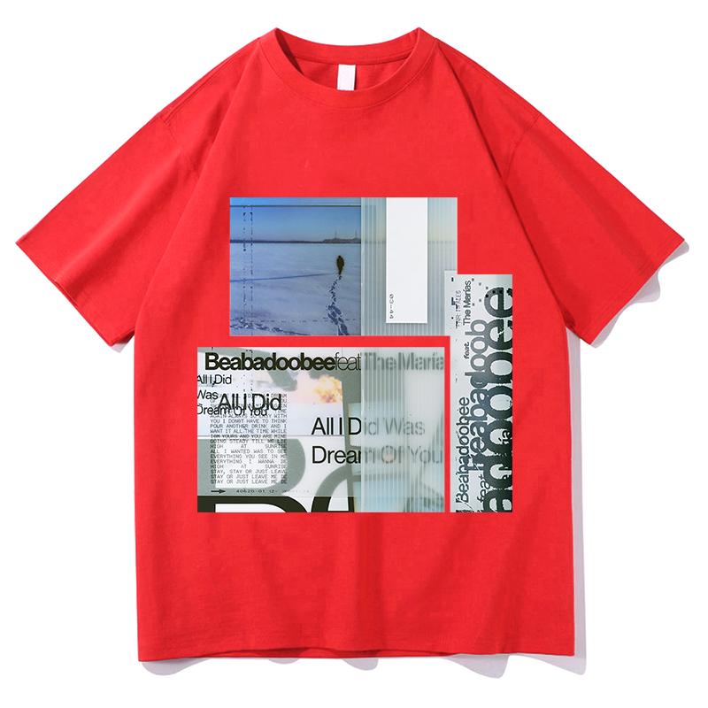 

Beabadoobee The Marías All I Did Was Dream of You Tshirts Unisex Women Summer Cotton Clothing Casual Fashion Short Sleeved Tee S