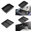 For Xpeng G6 2023-2025 Accessories Set Armrest Storage Box Door Storage Box Car Center Console Tray Organizer Tidying Black