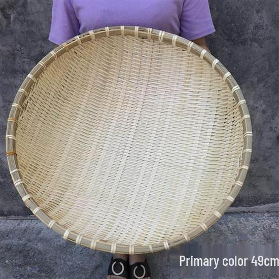 Bamboo Handmade Woven Basket - Steamed Bun, Bread Storage & Draining Sieve