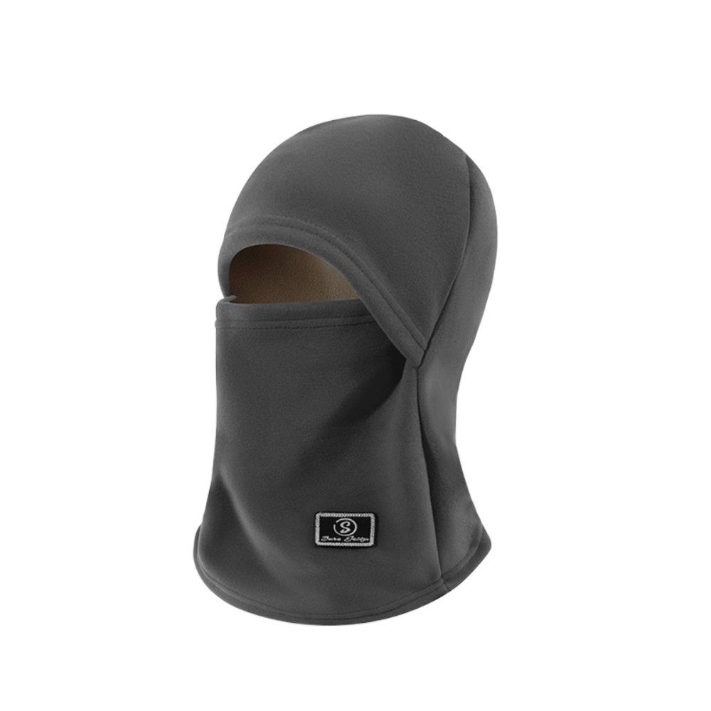 Winter Velvet Fleece Balaclava Hat Ear Protector Windproof Pullover Cap Dustproof Wrap Mask Face Cover Outdoor Cycling Skiing