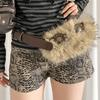 PU Leather Furry Waistband Spicy Girl Style Y2K Waistband Vintage Plush Belt  Female/Girls