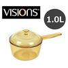 PEARL METAL VISIONS Saucepan, 1.0L, 16cm, Heat-Resistant Glass, Microwave and Dishwasher Safe, H CP-8690