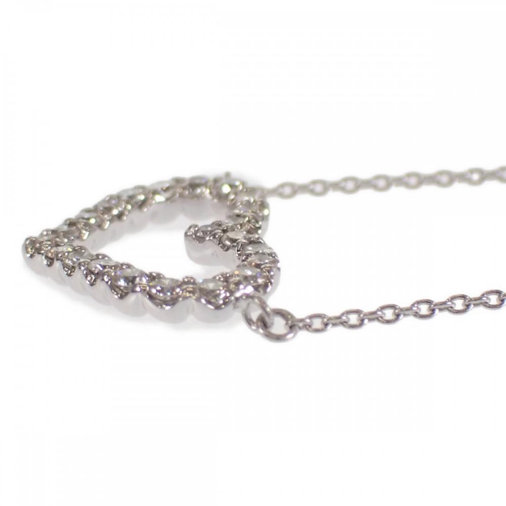 no brand  Necklace K18 white gold Women