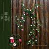 Artificial Rose Vine for Air Conditioner Pipe and Ceiling Wall Decoration