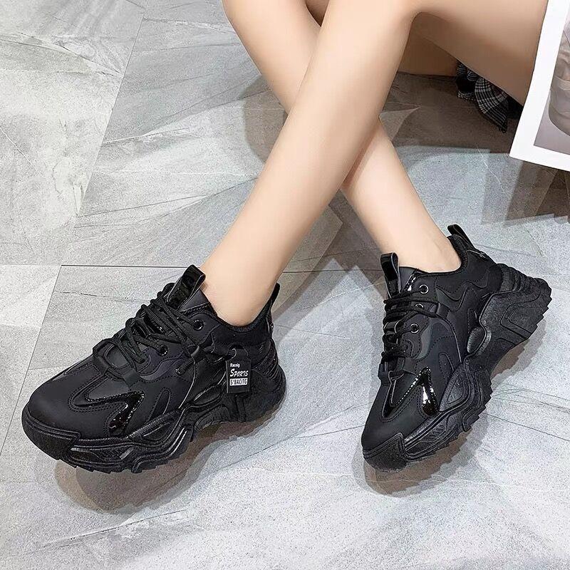 Women's shoes classic breathable lace-up student casual comfortable thick-soled sports Xiaobai