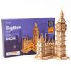 Robotime Big Ben Meșteșug din Lemn 3D Educațional pentru și Perfect ca un Nou Cadou de Ziua de Naștere sau Crăciun pentru Preșcolari și Anul Nou TG507 Puzzle, Puzzle,