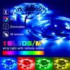 Led Strip Lights For Room Dimmable RGB LED Tape Lights Smart Remote Control 24Key Rgb Led Ribbon Strip 12V Mini RGB Controler