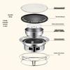 oeny Korean Style Portable BBQ Grill & Hot Pot Set