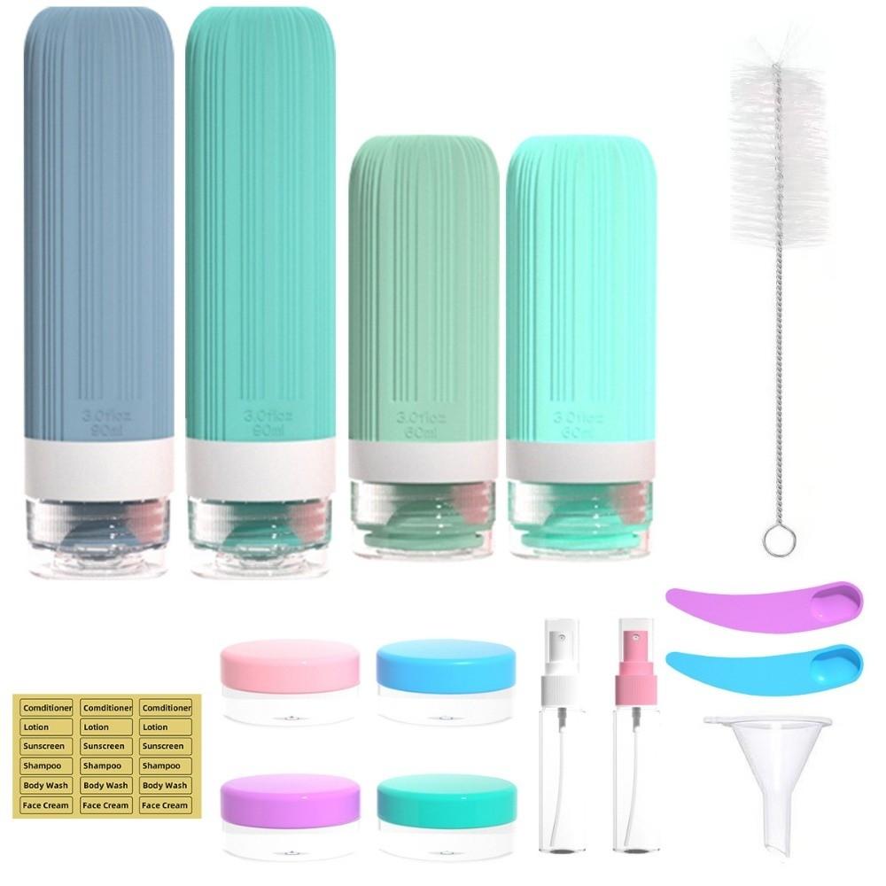 Leak-Proof Travel Bottle Set Soft Portable Lotion Container  Sub-bottling Tool
