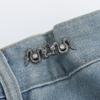 3Pieces Dragon Shape Waist Tighten Pin for Pants Jeans Waist Cinching Button Clasp Waist Brooch Clip Waist Fitness Pin