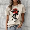 Dragon Tee Women Summer T-shirts Girl Harajuku Clothing