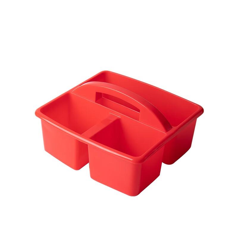 Portable Divided Plastic Storage Basket