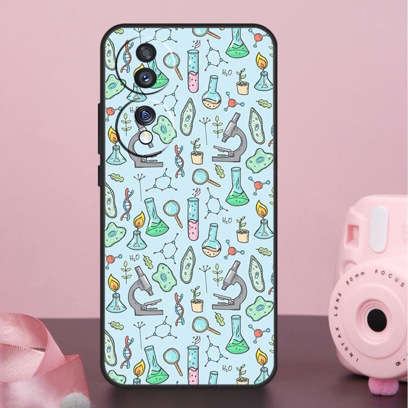 Biology and Chemistry Case For Honor X8b X9b X6a X7a X8a X9a X6 X7 X8 X9 50 70 90 Magic 5 Lite Magic 6 Pro Cover