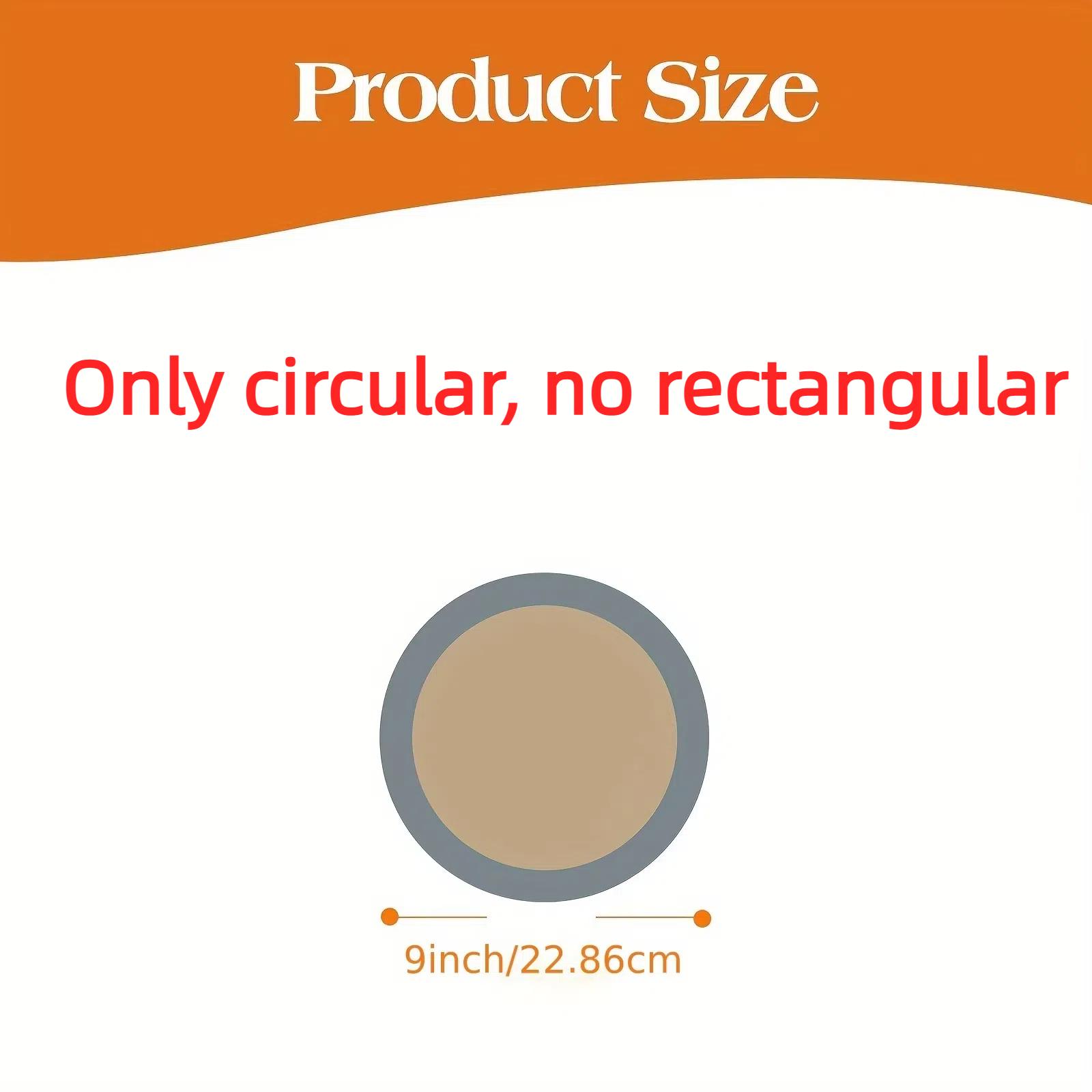 

9-inch Cake Baking Tray Mat, Silicone Baking Tray Non Stick, Easy To Clean, Can Make Perfect Smooth Cakes серый