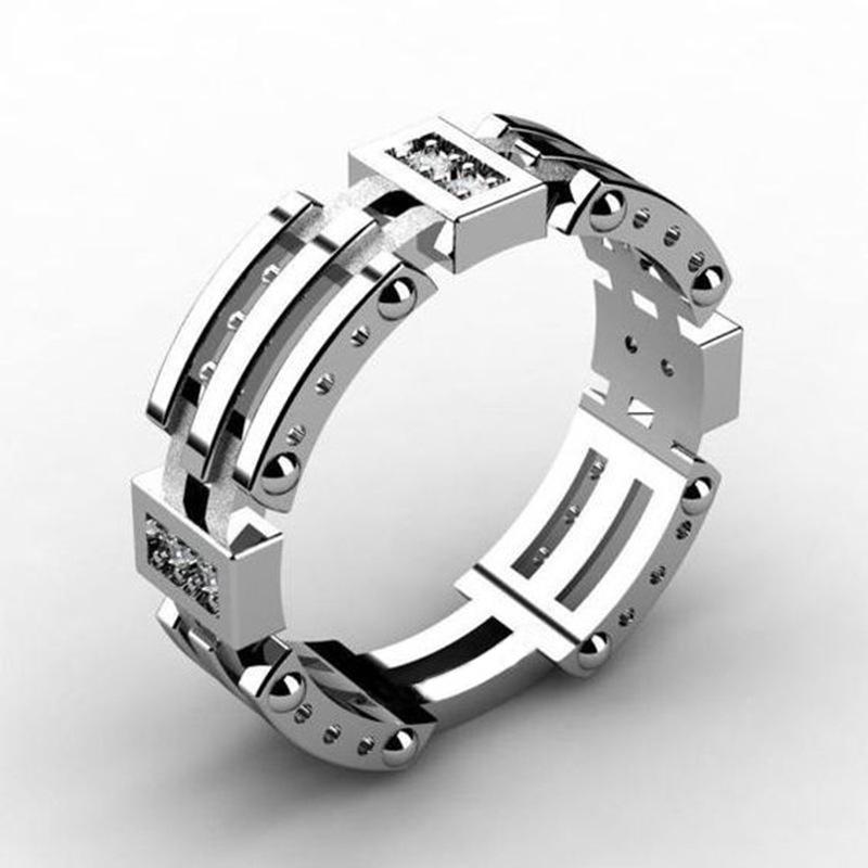 Mei Mary Creative gold-plated diamond ring - fashionable ring for men and women