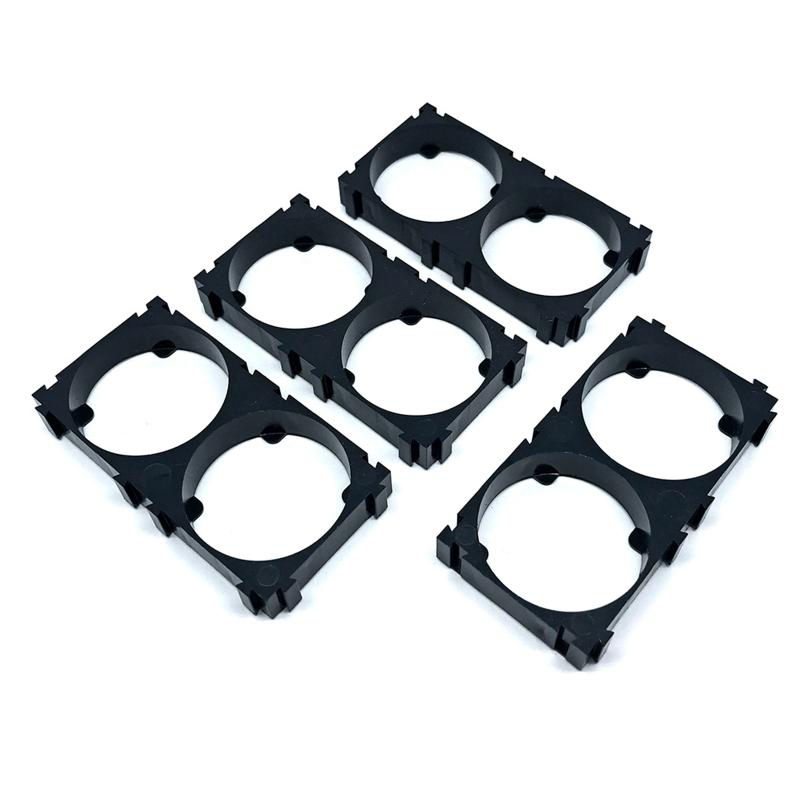 10 Pieces 32650 Battery Holder Bracket Cell Safety Plastic Brackets for 32650 Batteries Anti Vibration Plastic Brackets