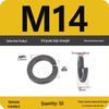 8.8 Grade Black Shock Absorbing Washer M3-M16