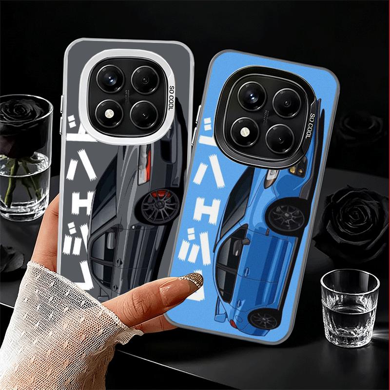 JDM Tokyo Drift Sports Car Soft Phone Case for Xiaomi Redmi Note 13 14 15 Pro Plus 12S 12 11S 11 11T 10S 10 Shockproof Cover Bac