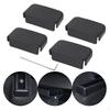 4 PCS Auto Accessories for Anti- Rubber Plugs Rear Seat Slide Rails Interior Functional
