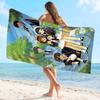 Anime C-Cardcaptor Sakura Microfiber Blanket Quick Drying Beach Towels Oversized Printing Super Absorbent Pool Towel Blanket