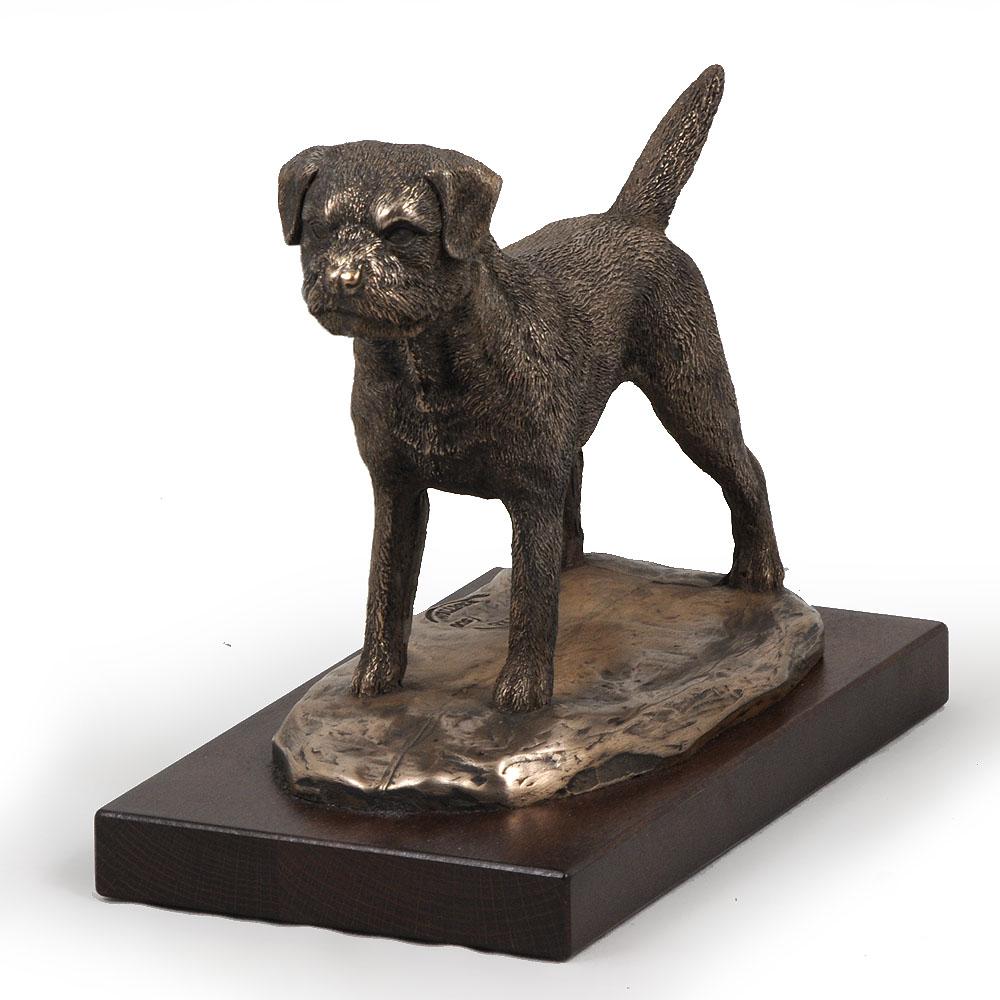 Border Terrier - Dog Statue, Figurine for Office, Trophy for Dog Show by Art-Dog Brand