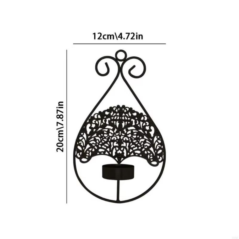 Guldmetall Träd Ljusstake Dekorativ Hängande Aromaterapi Hylla Bröllop