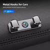 Gancho Duplo de Metal Multifuncional para Carro, Ganchos de Armazenamento Suspensos Para Giulia Stelvio Junior Tonale 33 Stradale 4C Giulietta