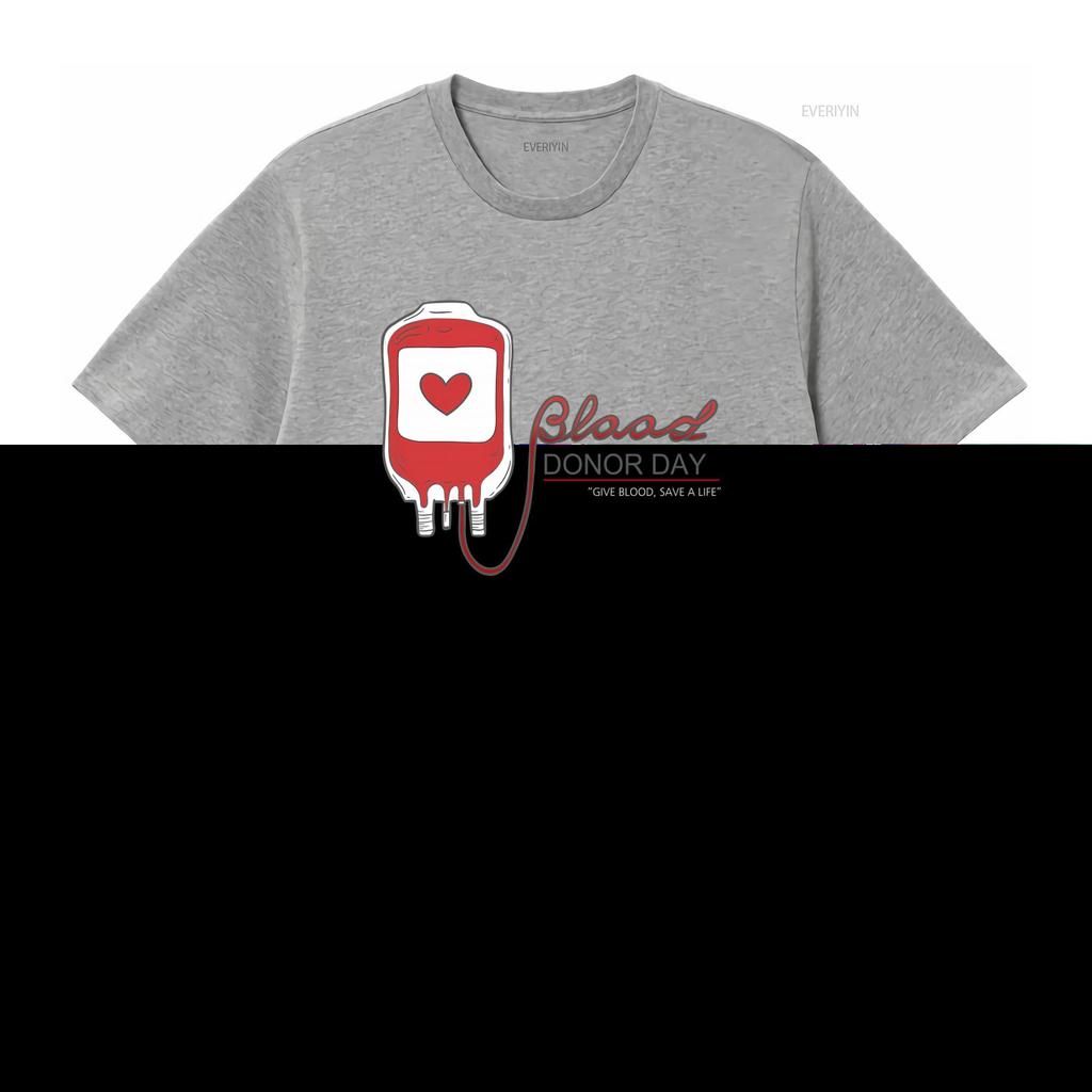 Blood Donor Day T Shirt Give Save A Life Comfortable Cotton for Cause vintage Washed homme Stretched designer clothes Stylish
