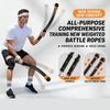 2Pcs Non Slip Handle Training Rope Strong Rebound Inertia Spring Exercise Ropes