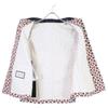 GUCCI [/Domestic regular] 609627 Horsebit print leather collar Jacket 36 White / Navy / RedUsed