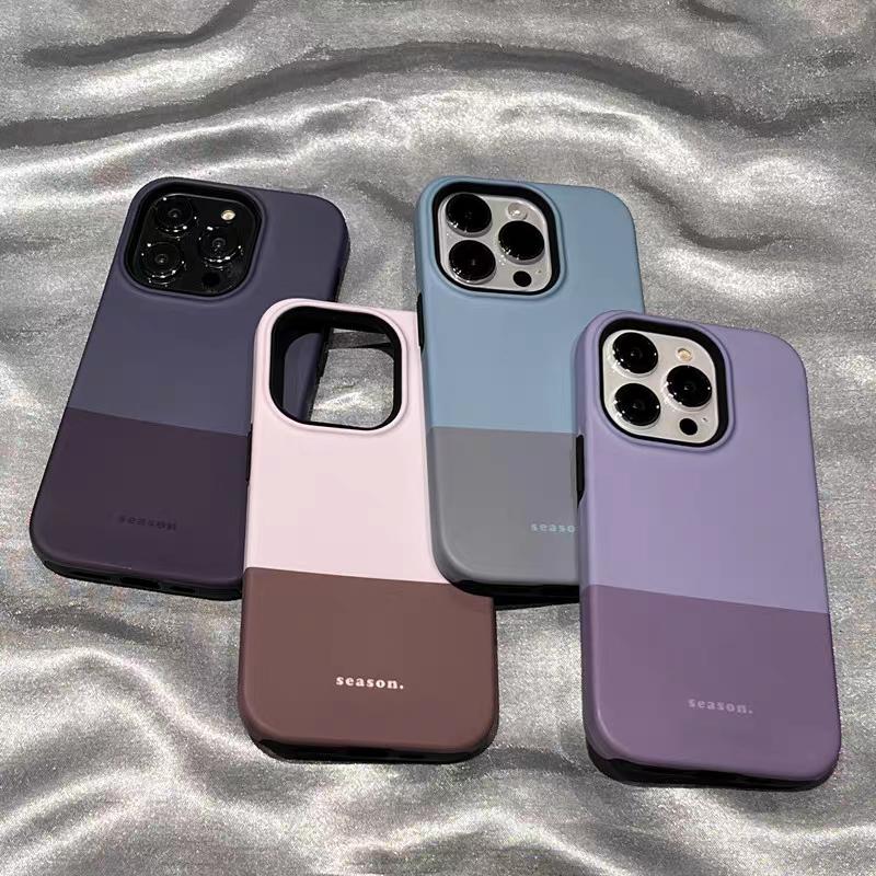 

Contrasting Colors Ins 2-in-1 Xiaomi 15Pro Mobile Phone Case 14Ultra Film 13 Cute 12S Mi CIVI4PRO