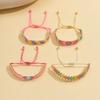 4Pcs/set Fashion Rainbow Bracelet Set Miyuki Loom Beads Adjustable Bracelets Women Boho Woven Jewelry