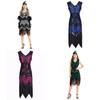 Elegant Gatsby Flapper Beaded Vintage Fringe Sequin Sleeveless Women Party Dresses For Timeless Style
