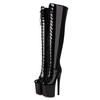 Over the Knee High Boots Women Sexy Thin Heels Party Dance Club Nightclub Shoes Ladies Luxury Gold Red Thigh High Boot Big Size