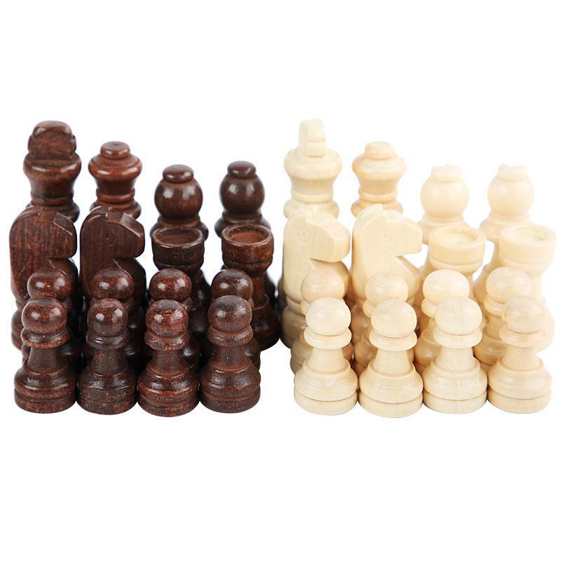 

Шахматные фигуры цвета ореха: Размеры 2 , 2.2 , 3 2 inches (set of 32)