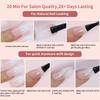 150Pcs Gradient Nude Color Almond Wearable Fake Nail Tips Press On Acrylic Nails Removable Wearing Reusable Full Cover Nail Tips